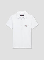 Fitted Plain White Polo