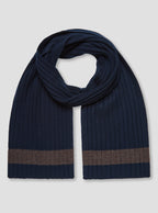 Cashmere Scarf Navy