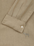 Tan Linen Shirt