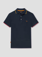 Navy Tipped Plain Polo