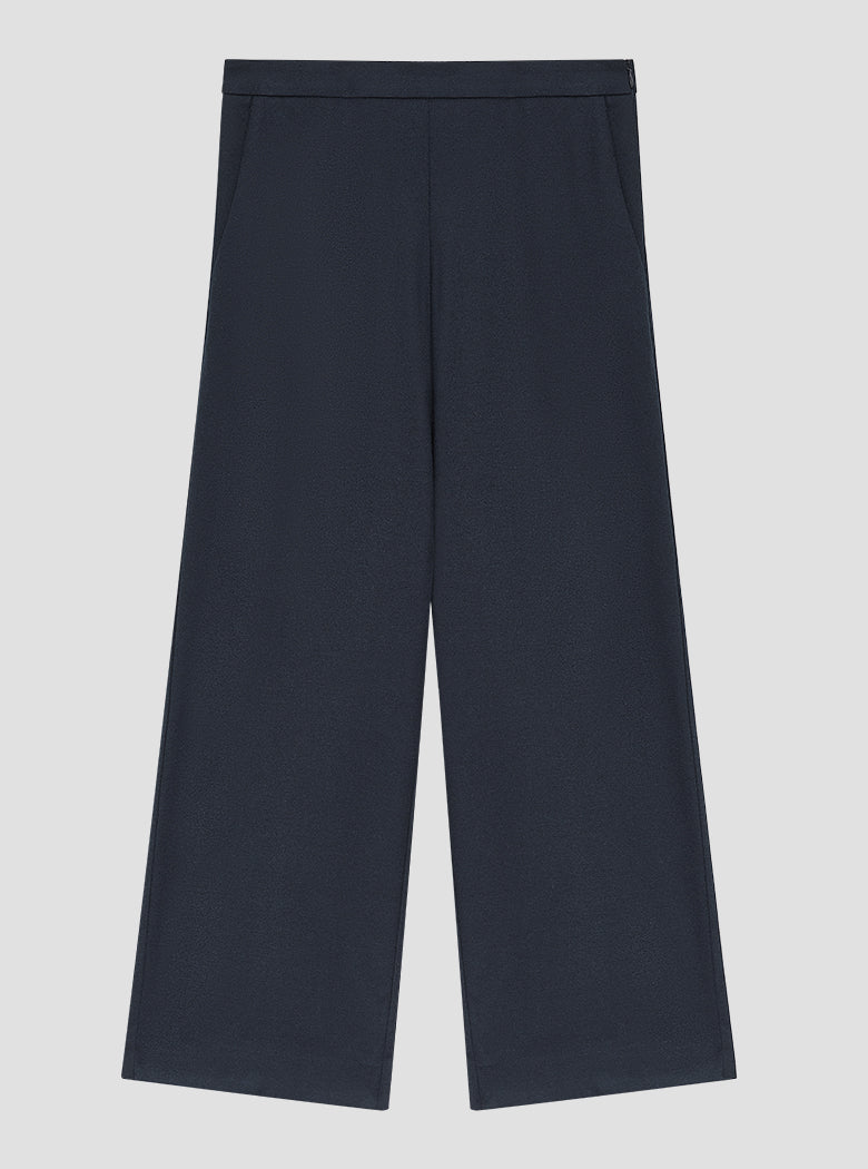 Navy Wool Trousers