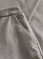 Taupe Wool Trousers