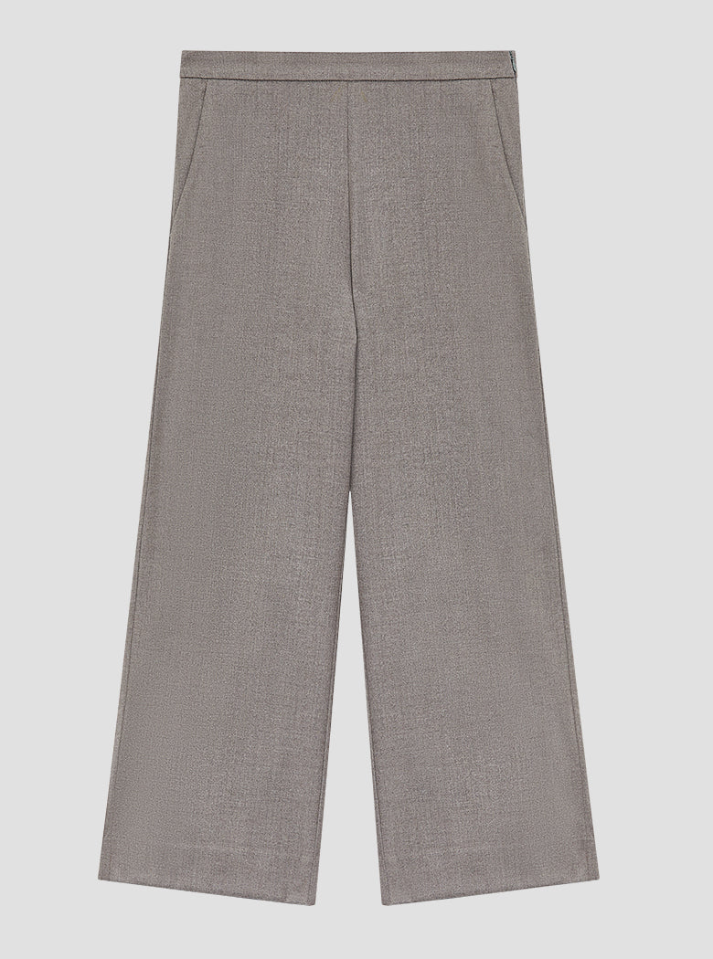 Taupe Wool Trousers